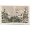 Slovensko, Banská Bystrica, oživené náměstí, cca 1949