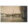 60 - Strakonice, partie na Otavě, pohled na město, cca 1930