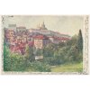 49 - Praha, pohled na město z Lobkovické zahrady, cca 1905