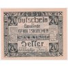 Rakousko, nouzová bankovka 20 h, Geboldskirchen, 1920, krásný stav UNC