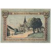 Rakousko, nouzová bankovka 20 h,  St.Leonard, 1920, krásný stav UNC