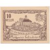 Rakousko, nouzová bankovka 10 h,  Gallneukirchen, 1920, krásný stav UNC