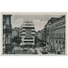 04 - Brno, oživená ulice, nákupní dům "Baťa", tramvaj..., cca 1944