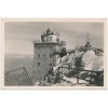 Slovensko, Vysoké Tatry, stanice lanovky na Lomnickom štíte, cca 1948