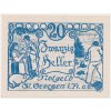 Rakousko, nouzová bankovka 20 h, St. Georgen, 1921, krásný stav UNC