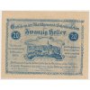 Rakousko, nouzová bankovka 20 h, Schenkenfelden, 1921, krásný stav UNC