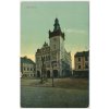 38 - Náchod, partie z náměstí, radnice, cca 1913