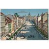 49 - Praha, oživené Václavské náměstí s tramvají, cca 1917