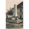 12 - Českobudějovicko, Dolní Bukovsko, Pomník Obětem 1. světové války, cca 1930