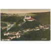 55 - Rakovnicko, Křivoklát, pohled na hrad a okolí, cca 1925