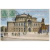 Německo, Dresden, Königl. Hoftheater mit König Johann-Denkmal, cca 1914
