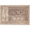 Rakousko, nouzová bankovka 10 h, Pernav, 1921, krásný stav UNC