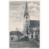 Rakousko, Eberschwang, Kirchenplatz, kostel, cca 1928