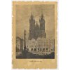 49 - Praha, Týnský chrám roku 1850, cca 1920