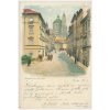 49 - Praha, oživená Karmelitánská ulice, cca 1901