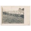 Železnice, zničený vojenský muniční vlak, cca 1916