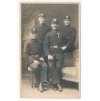 Hasiči, kabinetní fotopohlednice hasičské rodiny, cca 1928