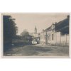 67 - Třebíčsko, Moravské Budějovice, ulice, domy, zámek..., cca 1945