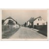 44 - Pardubicko, Horní Jelení, ulice s domy, cca 1940