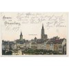 Německo/Francie, Strassburg, Kleberplatz, cca 1897