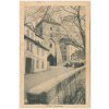 34 - Lounsko, Žatec (Saaz), Priesterthor, cca 1923