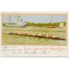 Německo, Grünau, Gruss von der Berliner Ruder - Regatta, cca 1901