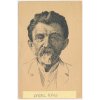 Rais Karel Václav (1859-1926), spisovatel, Portrétová pohlednice, cca 1924