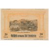 Rakousko, nouzová bankovka 20 h, Seitenstetten , 1920, krásný stav UNC