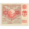 Rakousko, nouzová bankovka 10 h, Senftenberg, 1920, krásný stav UNC