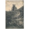 58 - Semilsko, zřícenina hradu Trosky, Věž Panna, cca 1920