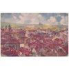 49 - Praha, celkový pohled ze Starého Města na Hradčany, cca 1925