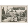 61 - Svitavsko, Polička, koláž s dominantami města, cca 1931