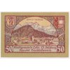 Rakousko, nouzová bankovka 50 h, Lofer, 1921, krásný stav UNC