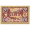 Rakousko, nouzová bankovka 20 h, Lofer, 1921, krásný stav UNC