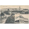 40 - Nymbursko, Lysá nad Labem, 2 - záběr dominant města, cca 1918