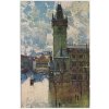 49 - Praha, Staroměstská radnice, oživená ulice, cca 1920