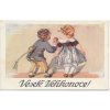 Veselé Velikonoce!, námětová pohlednice, cca 1930