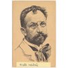 Mrštík Vilém (1863-1912), spisovatel, Portrétová pohlednice, cca 1924