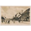 Slovensko, Senec, oživená ulice, cca 1950