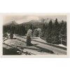 Slovensko, Vysoké Tatry, Tatranská Lomnica, park, cca 1942
