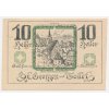 Rakousko, nouzová bankovka 10 h, St.Georgen, 1921, krásný stav UNC