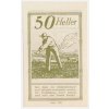 Rakousko, nouzová bankovka 50 h, Pischelsdorf, 1920, krásný stav UNC