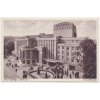 65 - Teplice, Stadttheater, oživená partie před divadlem, cca 1934