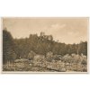 64 - Táborsko, zříceniny hradu Choustníku, cca 1927