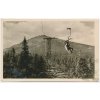 66 - Trutnovsko, Krkonoše, oživená lanovka na Sněžku, cca 1955