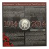 Velká Británie, AE medaile George V. - Great war, 1914/2014, stav 0/0