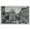 04 - Brno, centrum města, Obchodní dům Baťa, lidé, tramvaje..., cca 1944