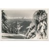 Slovensko, Vysoké Tatry, Panorama, zimní partie, cca 1939