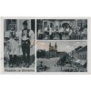 68 - Uherské Hradiště, 3 - záběr, náměstí, lidé v krojích..., cca 1943