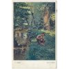 Námětová pohlednice, V. Trsek, Malý rybář, cca 1915